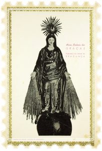 Documento do mês de agosto – Nossa Senhora das Graças Padroeira da cidade de Bragança